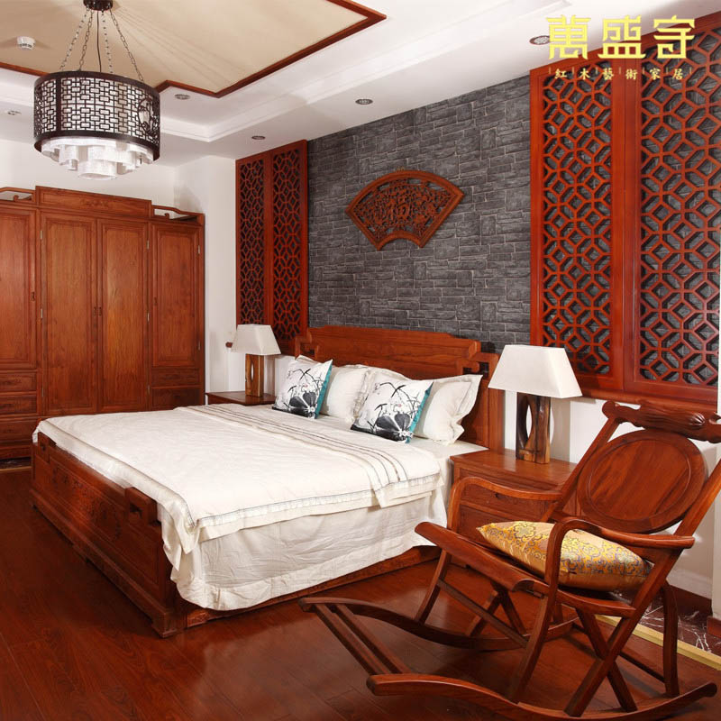 花梨憶家大床