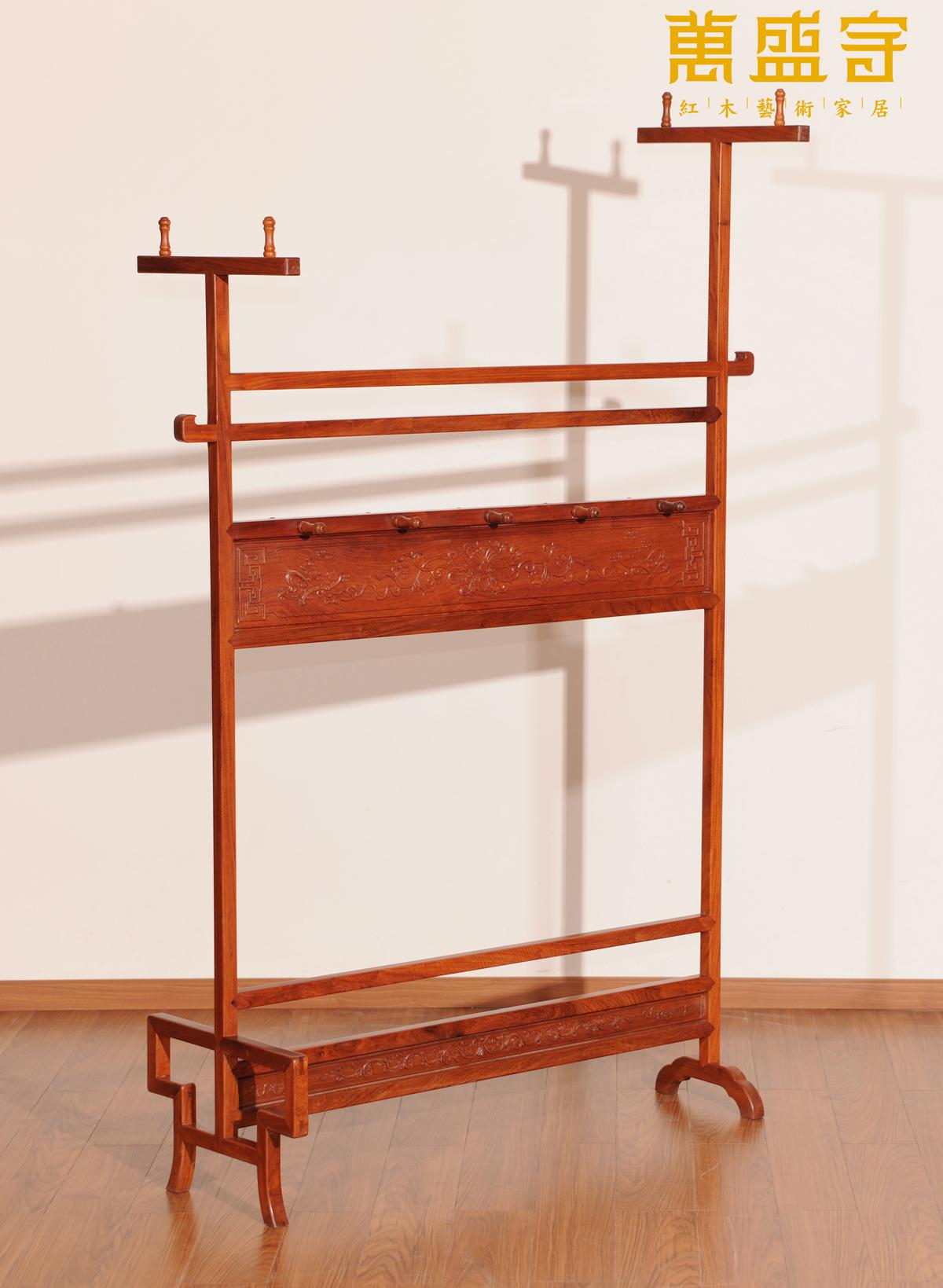 緬花金玉滿堂衣帽架