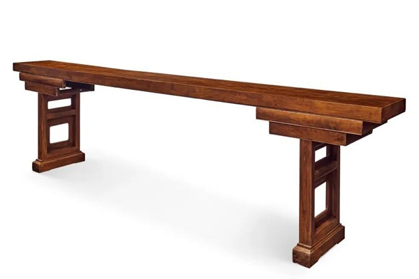 明末清初 黃花梨獨板架幾式巨型供案